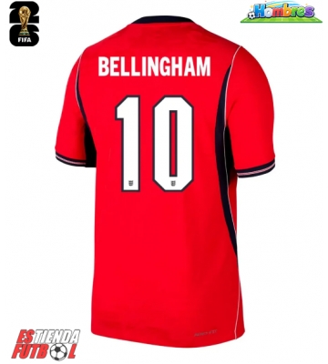 Inglaterra Jude Bellingham #10 Segunda Equipación Mundial 2026 Manga Corta